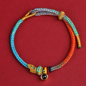 MICRO-CARVED WISDOM KOI WENCHANG BRACELET OF MANJUSRI BODHISATTVA